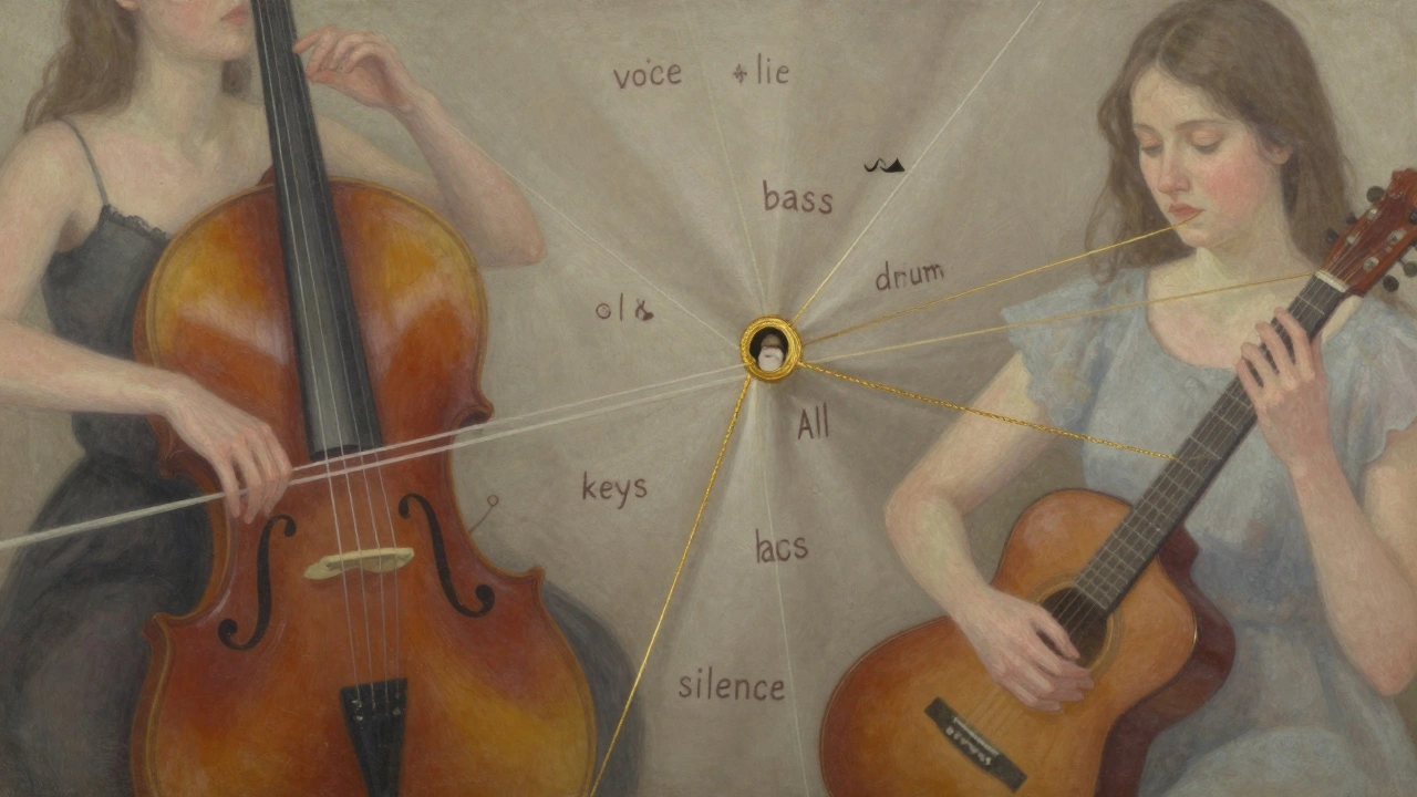 A woven fabric of sound and silence, with Alli’s voice as the central golden thread.