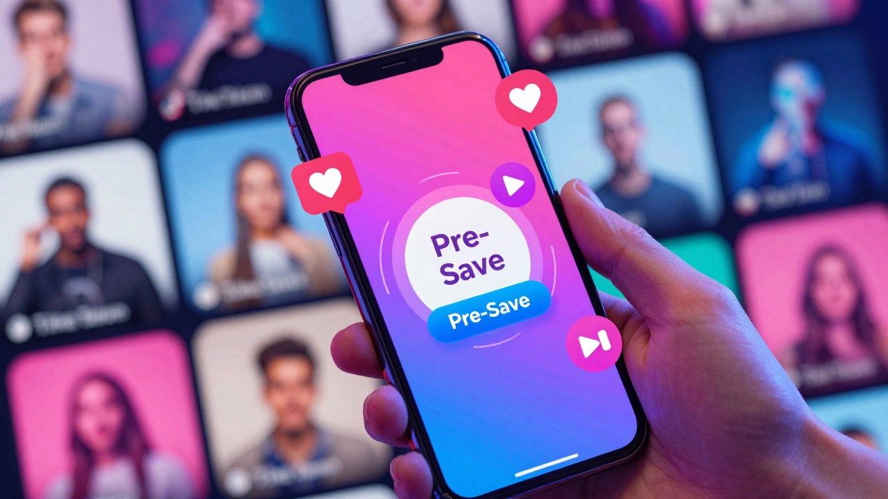 Smartphone screen showing viral social media engagement icons